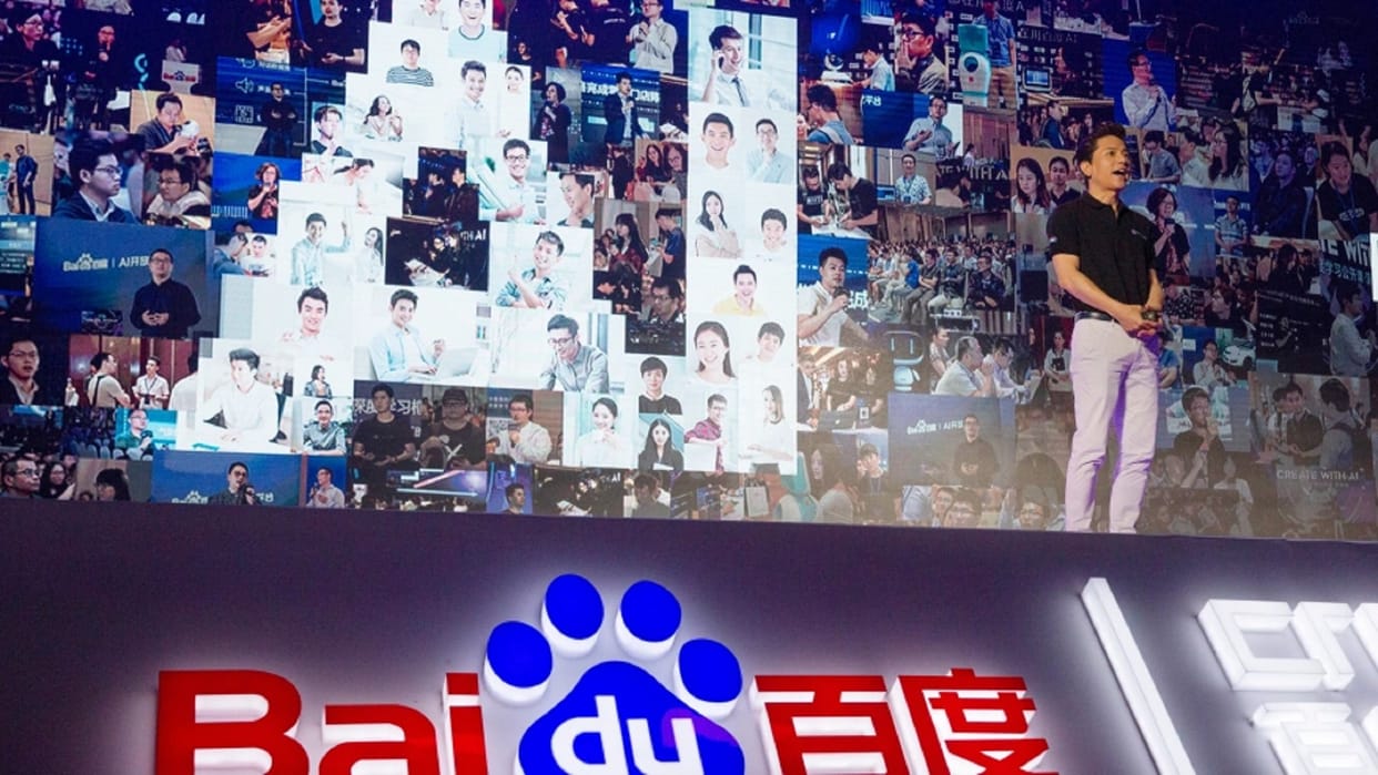 Baidu company's shares rising before arrival of ernie chatbot