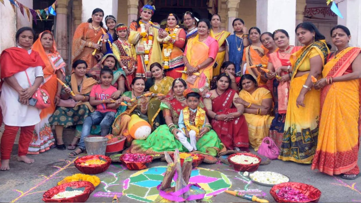 Ujjain: Six days of celebration in Sandipani Ashram, four days of Holi will be celebrated in ISKCON