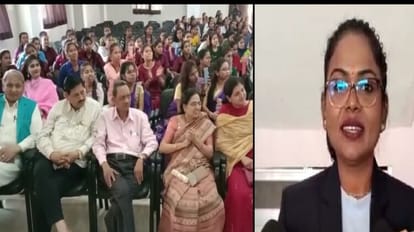 कमला देवी राठी महिला महाविद्यालय में आयोजित महिला दिवस में पर्वतारोही नैना सिंह हुई शामिल।