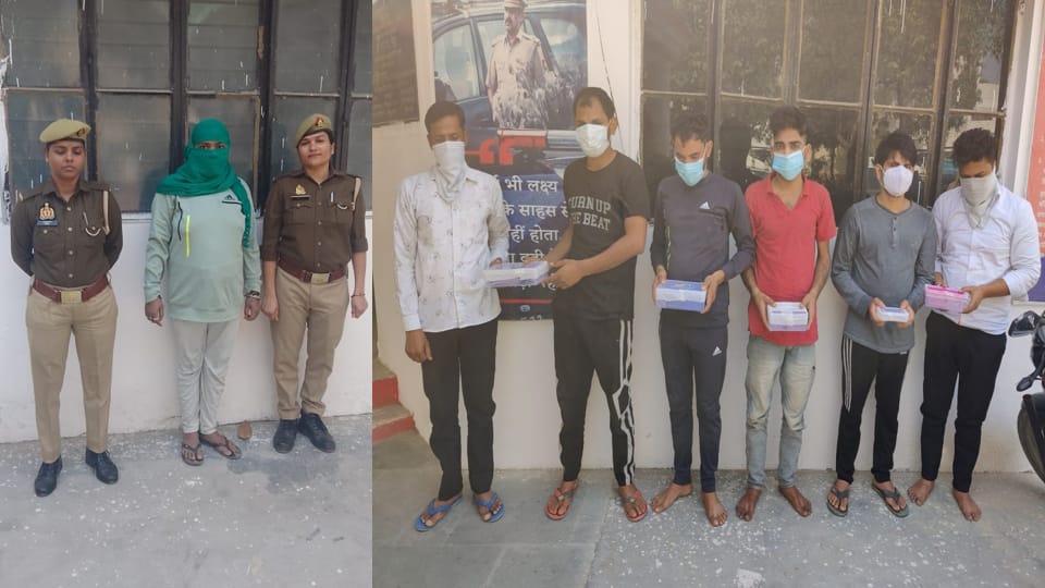 Noida brothel racket busted in salarpur area one woman and 6 other arrested
