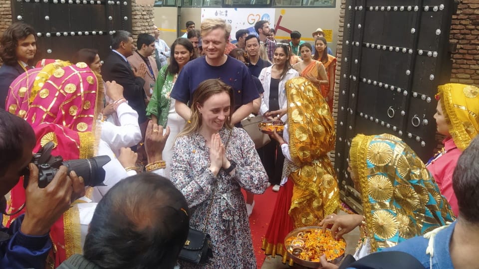 Delegation of G-20 countries reached Pratapgarh Farm in Jhajjar