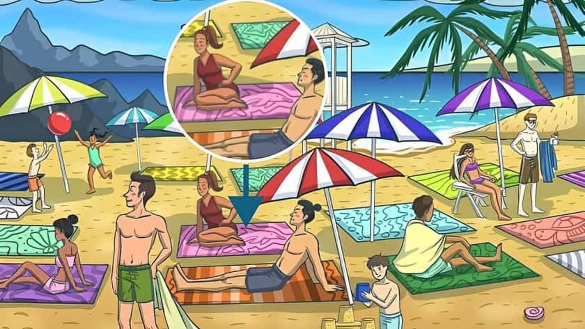 Optical Illusion Challenge: Can You Find the Hidden Dolphin on the Beach in 5 Seconds Check Your Brain Iq