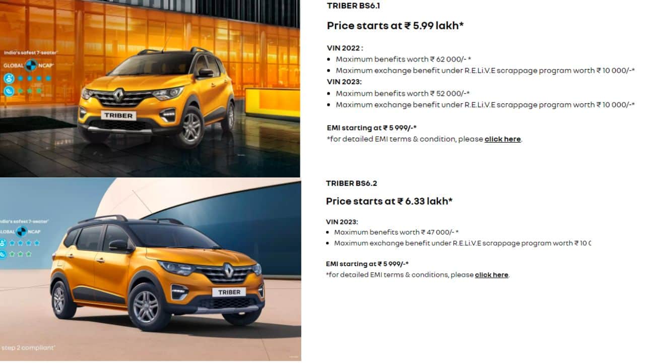 Buy Renault car in the march 2023 company is giving a huge discount of Rs 62,000