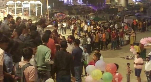 two youths Clash at assi ghat varanasi Amidst fun of Holi dispute over dancing on drum