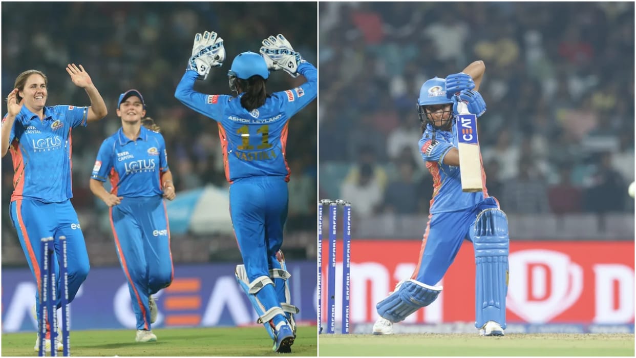 MI vs GG WPL Highlights Gujarat Giants Vs Mumbai Indians Women IPL Today Match Scorecard Updates