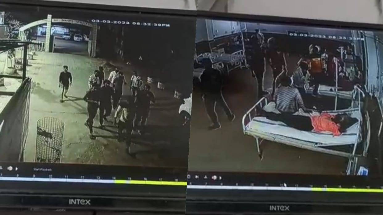 Armed miscreants created havoc in district hospital Datia