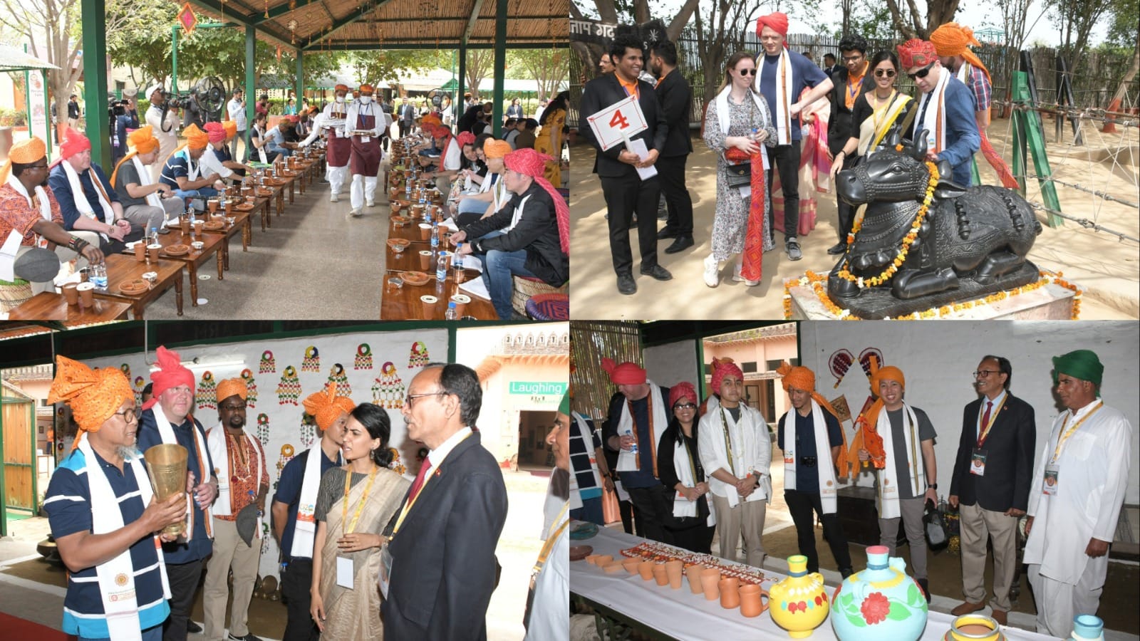 G-20 delegation reached Jhajjar of Haryana Photos