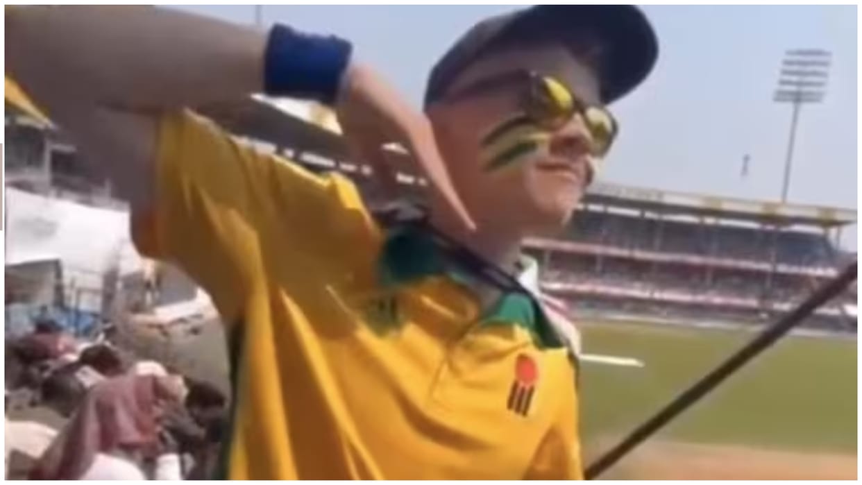 Video: Australia Fan "Jhukega Nahi" Celebration Goes Viral After 3rd Test Win | IND vs AUS 3rd Test