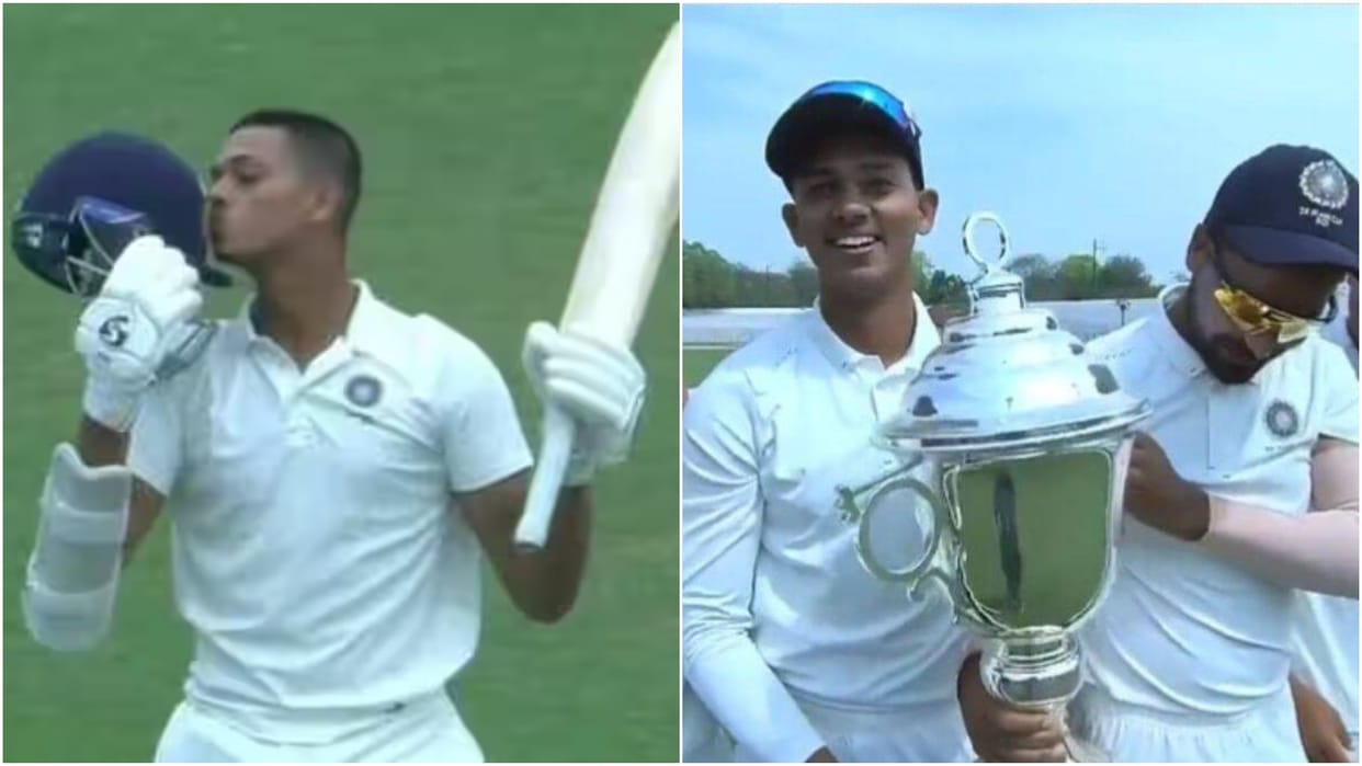 Rest of India won Irani Cup 25th time defeated Madhya Pradesh Yashasvi Jaiswal scored century in both innings