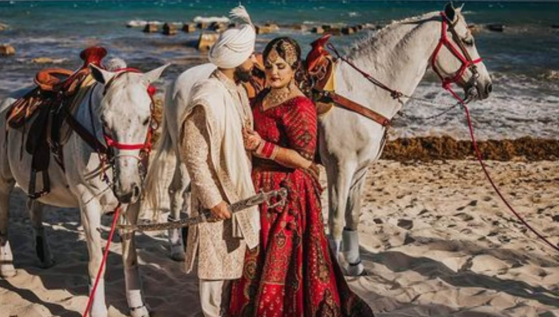 karan aujla married with long time girlfriend palak punjabi singer wedding photos goes viral on social media