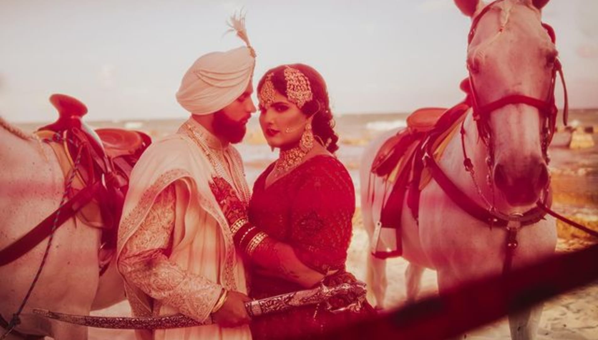 karan aujla married with long time girlfriend palak punjabi singer wedding photos goes viral on social media