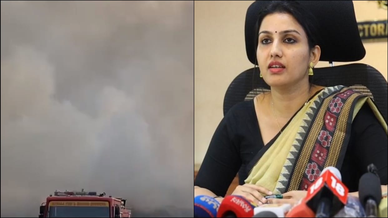 Kerala News Updates Massive fire at Brahmapuram waste plant in Kochi Collector appeals people to stay at home