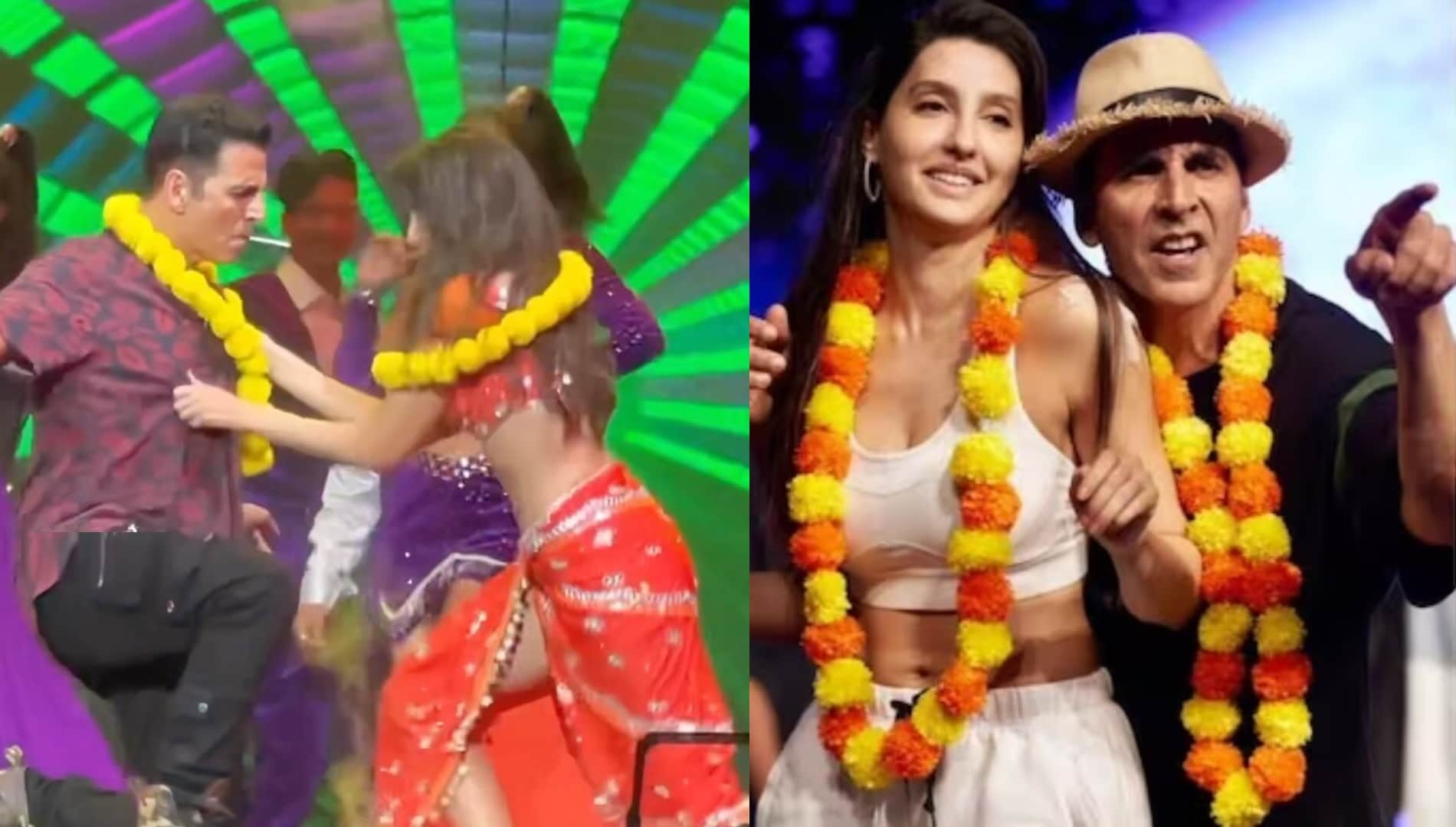 The Entertainers Akshay Kumar aparshakti kurana performed on tare gin gin song at stage see viral vedio