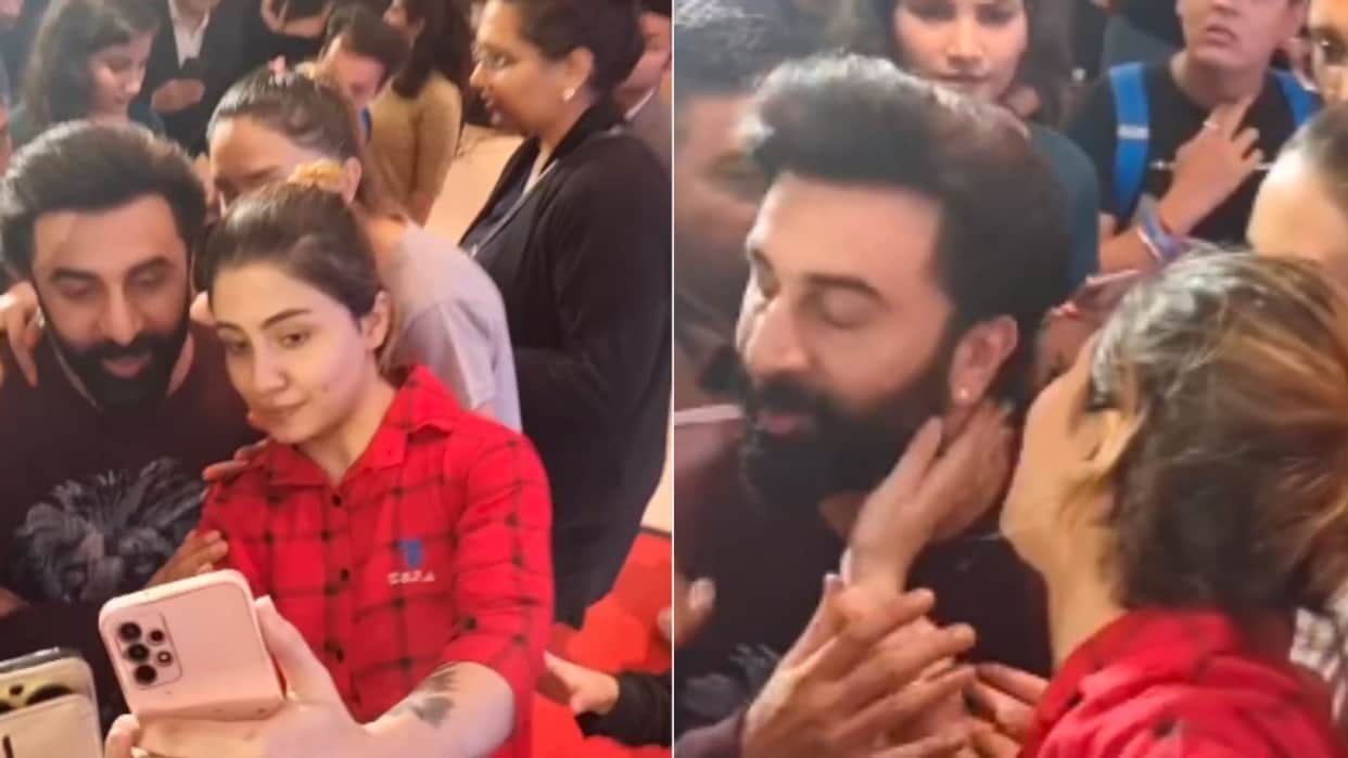 tu jhoothi main makkar promotion ranbir kapoor fan trying to touch actor video viral fans called harassment