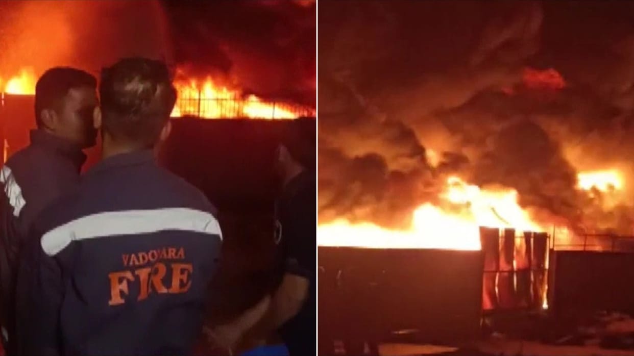 fire broke out in Gujarat's chemical factory, four people scorched due to boiler explosion in Karnataka
