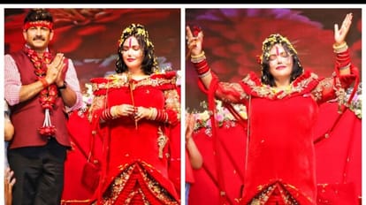 राधे मां-मनोज तिवारी
