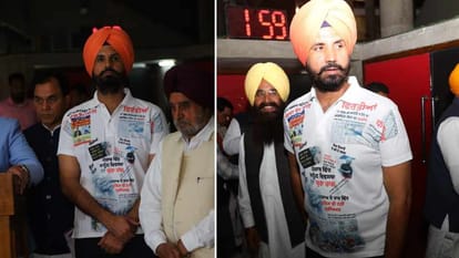 टी-शर्ट पहन विधानसभा पहुंचे राजा वड़िंग।