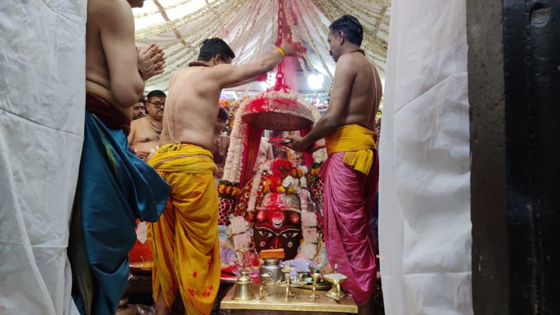 Ujjain-based Baba Mahakal first played Holi in the country
