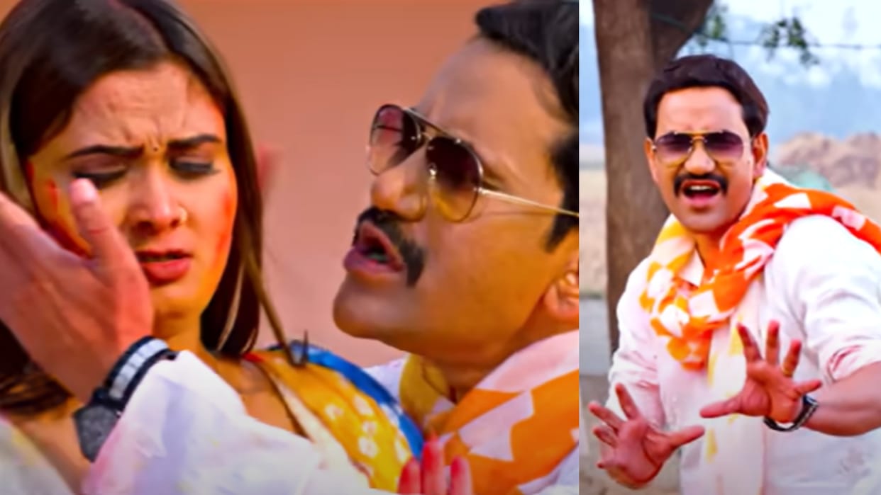 Bhojpuri Song Of Dinesh Lal Nirahua Neelma Giri Malpuwa Jaisan Gaal Released on holi fans love song