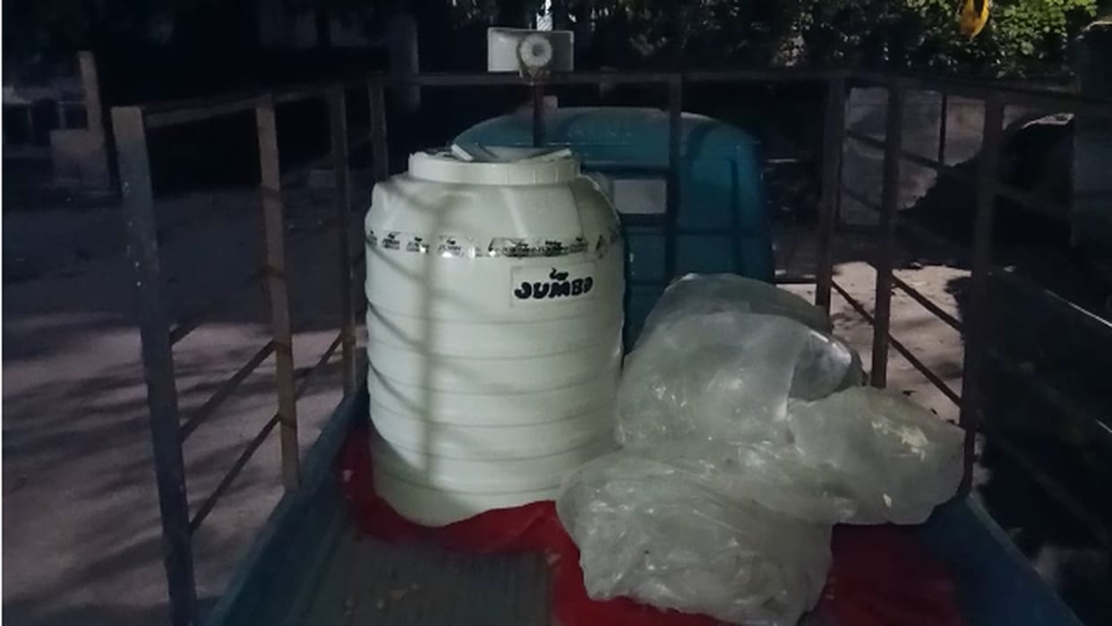 woman dead body was cut into pieces and hidden in water tank in bilaspur