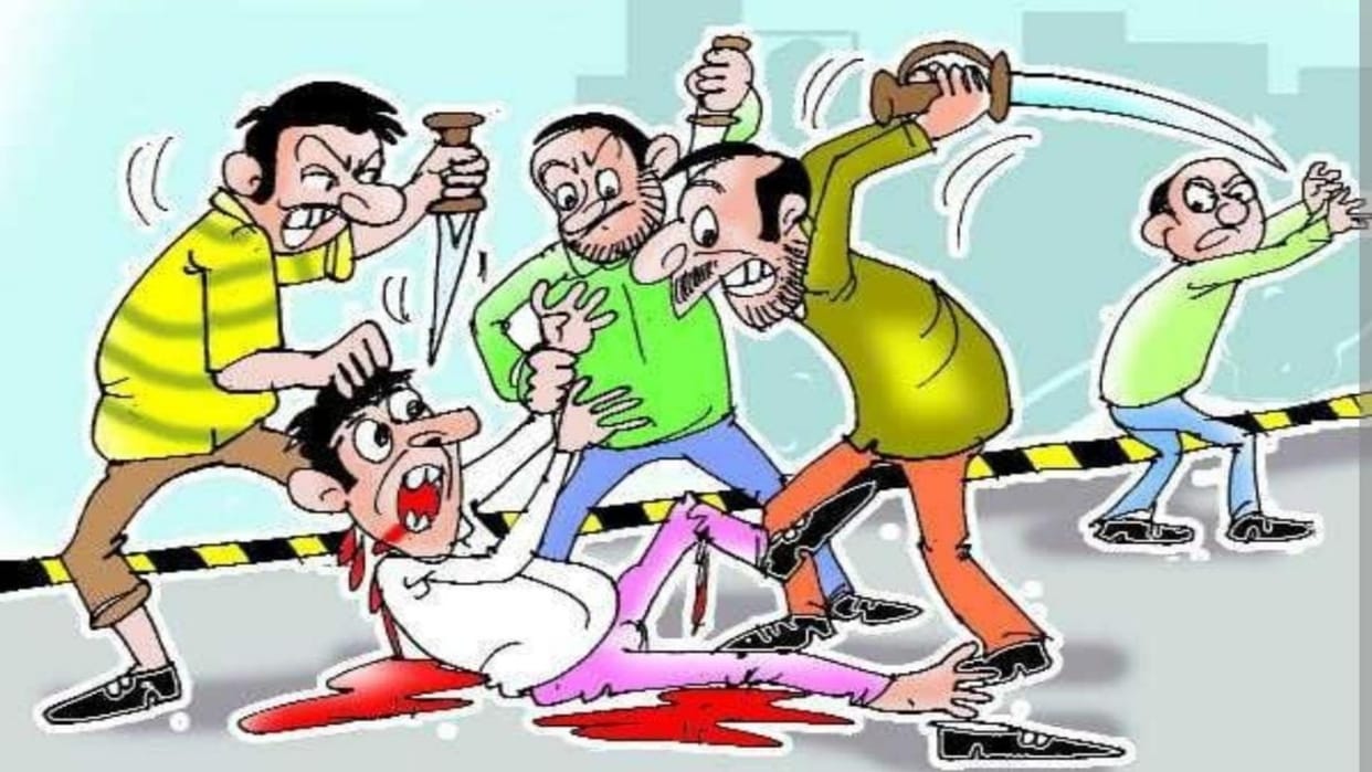 Knife attack on demanding commission money in Ujjain