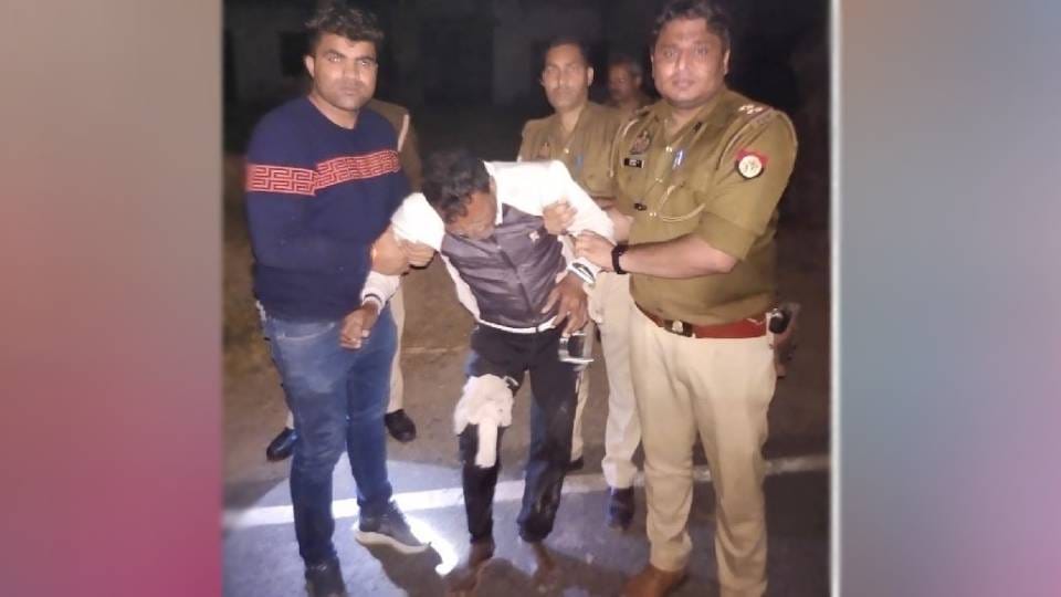 Vicious robber injured in encounter with police in Mathura
