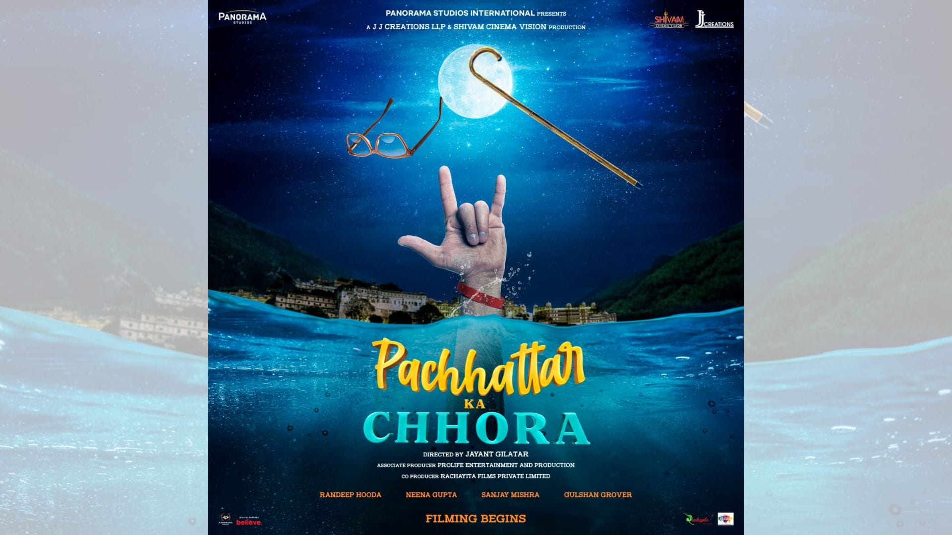 Randeep Hooda starts a situational comedy film Pachhattar Ko Chhora with neena gupta in rajsamand