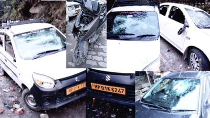Punjab tourists created ruckus in manikaran  people were beaten up stones were thrown at houses