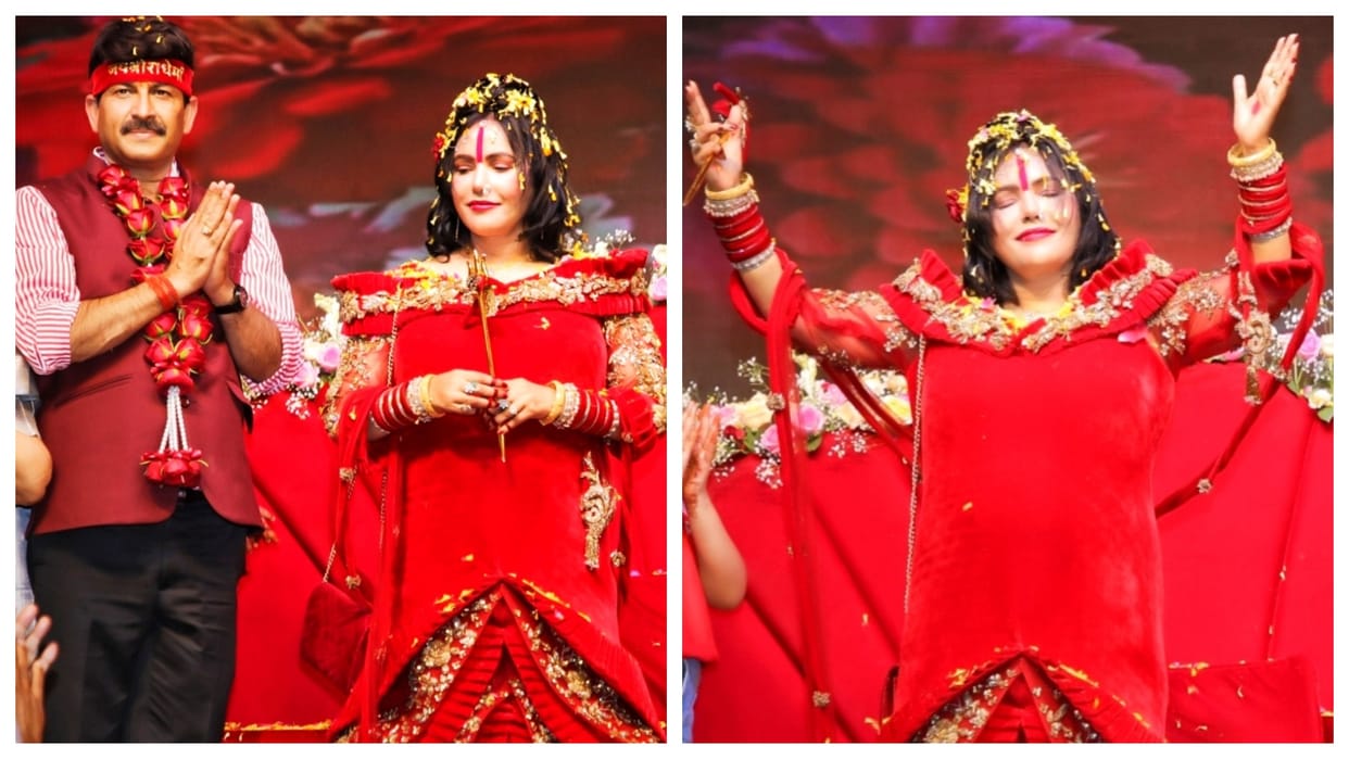 Radhe Maa Birthday: MP Manoj Tiwari and Vijay Sampla especially came to attend celebration