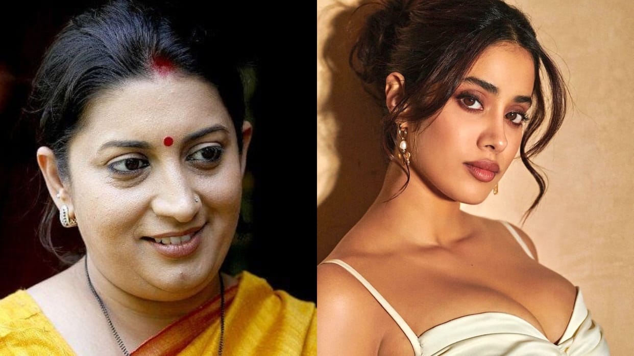 when janhvi kapoor apologized smriti irani for continuously calling her aunty know the inside story