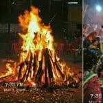 पेंड्रा में मारवाड़ी समाज ने किया होलिका दहन।