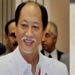 नेफियू रियो और कॉनराड संगमा।