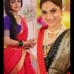 Tv Actress Marathi look