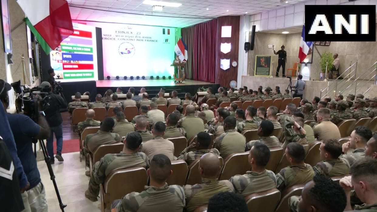 Maiden Joint Military Exercise FRINJEX-23 between Indian Army and French Army started today in kerala