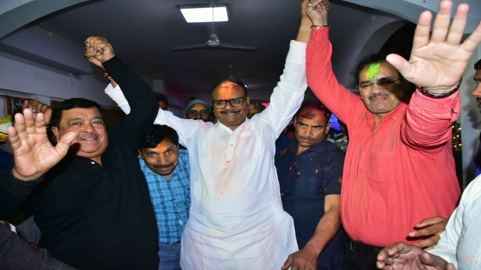 Holi Milan ceremony at the residence of Deputy CM Brajesh Pathak