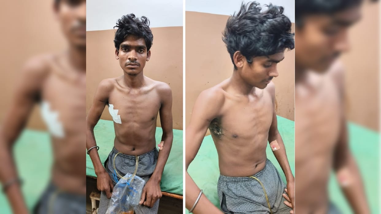 Young man shot while hunting pig admitted to hospital in injured condition