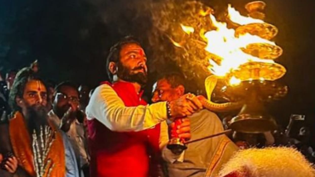 karni sena will perform kharoon river aarti today in raipur
