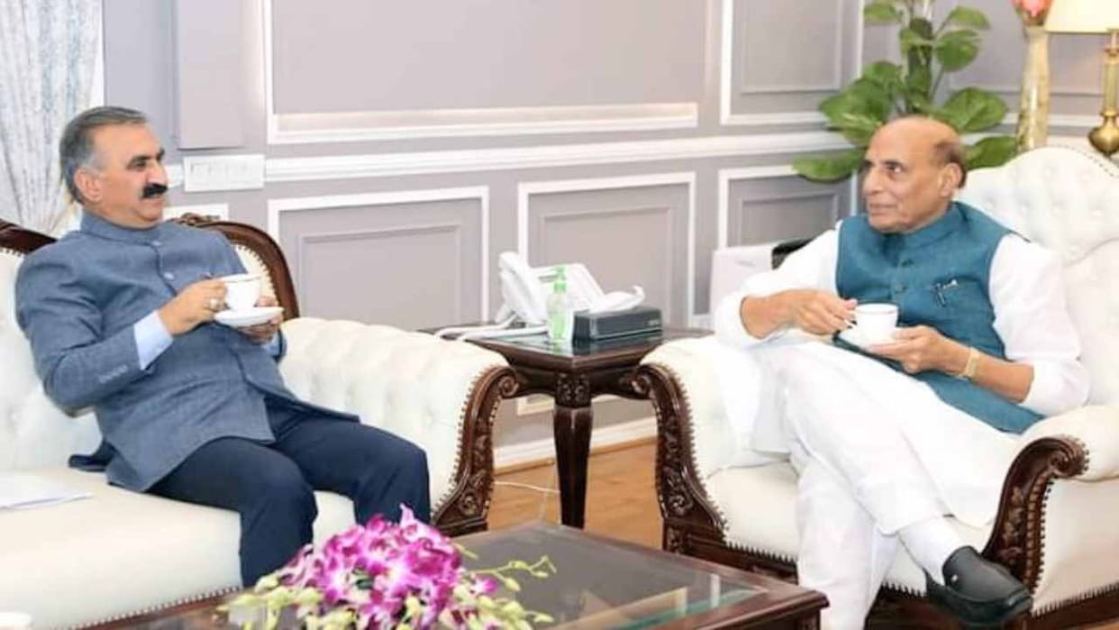CM Sukhvinder Sukhu meeting with Defence Minister latest news