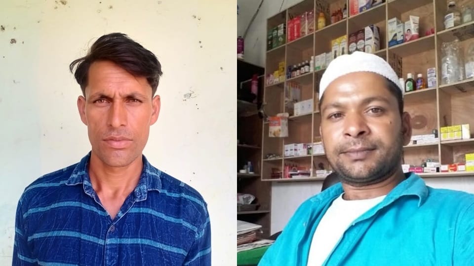 Two laborers died in a car collision Sameer and Nazim in Moradabad