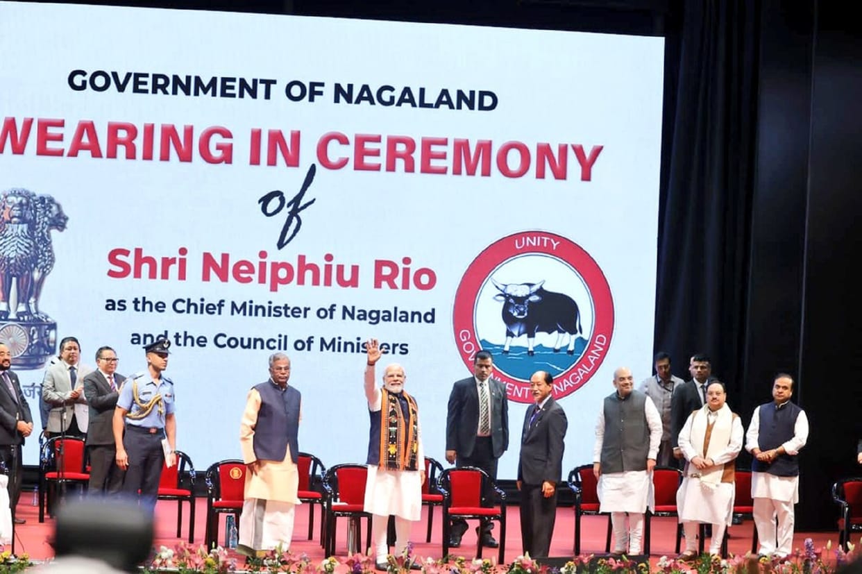 Nagaland-Meghalaya swearing in: Two CMs of Northeast took oath in the presence of the PM Modi