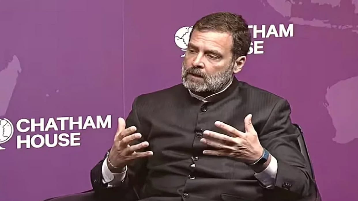 In London, Rahul Gandhi calls RSS ‘fascist’; points out reasons for Congress's decline