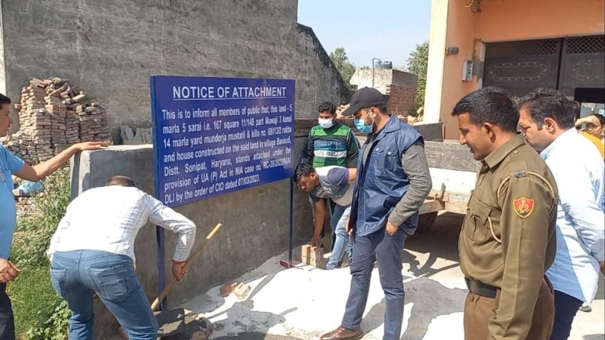 Sonipat: NIA attaches property of terror funding accused Rajesh Basoudi