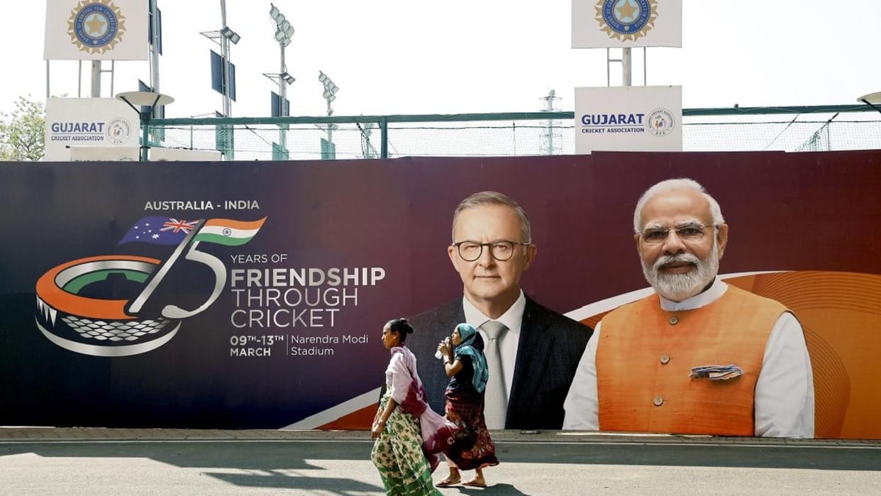 IND vs AUS PM Narendra Modi will be in Ahmedabad from toss to commentary with Australian PM Anthony Albanese