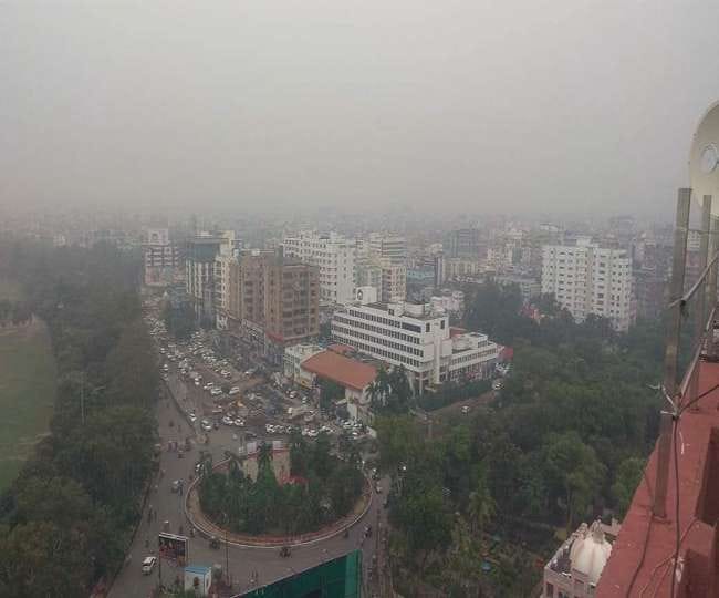 Bihar Weather: Weather took a turn in Patna, cloudy sky, light rain