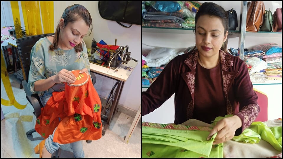Women Day: Shalu Dogra of Jammu reviving the vanishing Phulkari art in jammu kashmir