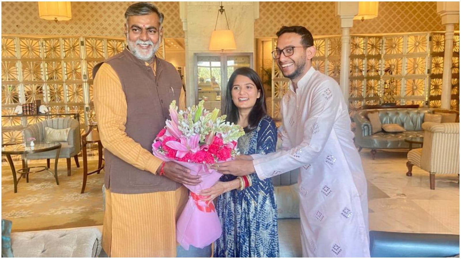 Softbank Chief Masoyoshi Attends OYO Founder Ritesh Agarwals Wedding In Delhi