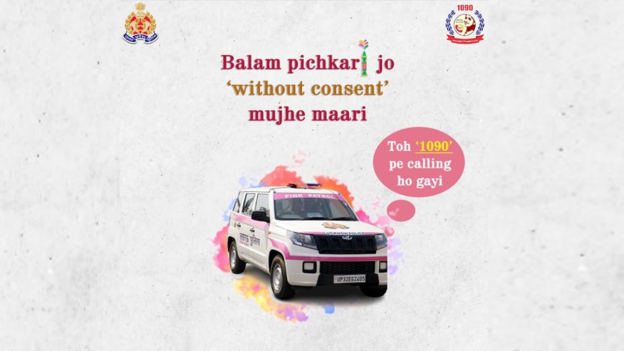 UP Police warns molesters on twitter for Holi.