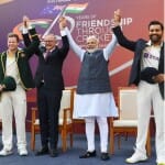 मैच से पहले भारत और ऑस्ट्रेलिया के प्रधानमंत्री और दोनों टीमों के कप्तान