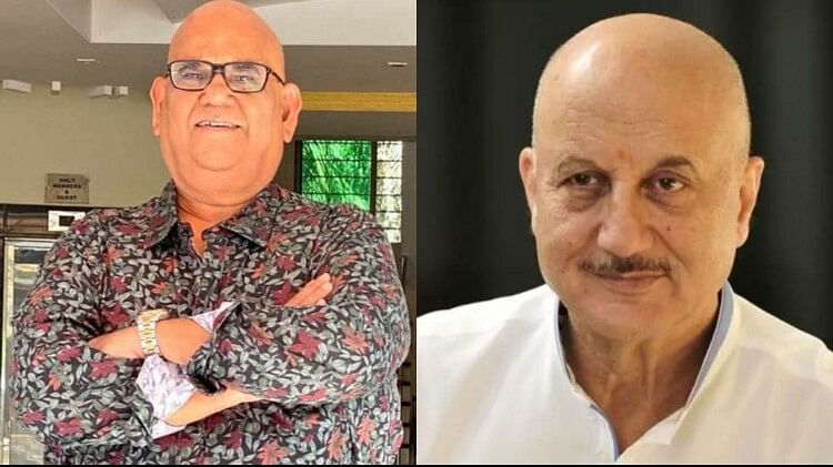 Anupam Kher: 'जा तुझे माफ किया' सतीश कौशिक की याद में भावुक हुए अनुपम खेर, बोले- अलविदा दोस्त! 1 सतीश कौशिक, अनुपम खेर