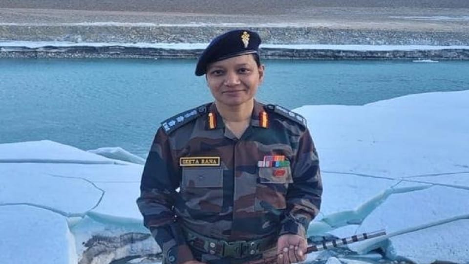 Colonel Geeta Rana becomes first woman officer to command LAC